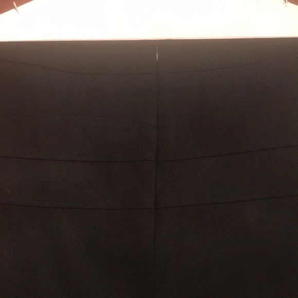 INC Black Skirt with flattering seaming front/back - Picture 4 of 4